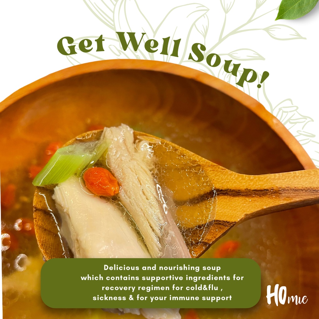 

GET WELL SOUP / SUP AYAM KAMPUNG FROZEN / SUP PEREDA RADANG & FLU / DEMAM