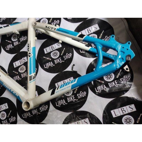 ONLY FRAME UNITED 26 NUCLEUS XC77 XC-77 BIRU PUTIH DISC BRAKE