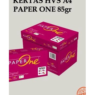 

Kertas HVS PAPER ONE All Purpose A4 85 GR GSM PAPERONE 1 DUS 5 Rim |Top|Best