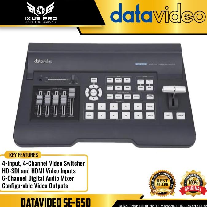 Best Sales Datavideo Se-650 Sdi Switcher Hd Mixer Se650 Hdmi Data Video Terbaik