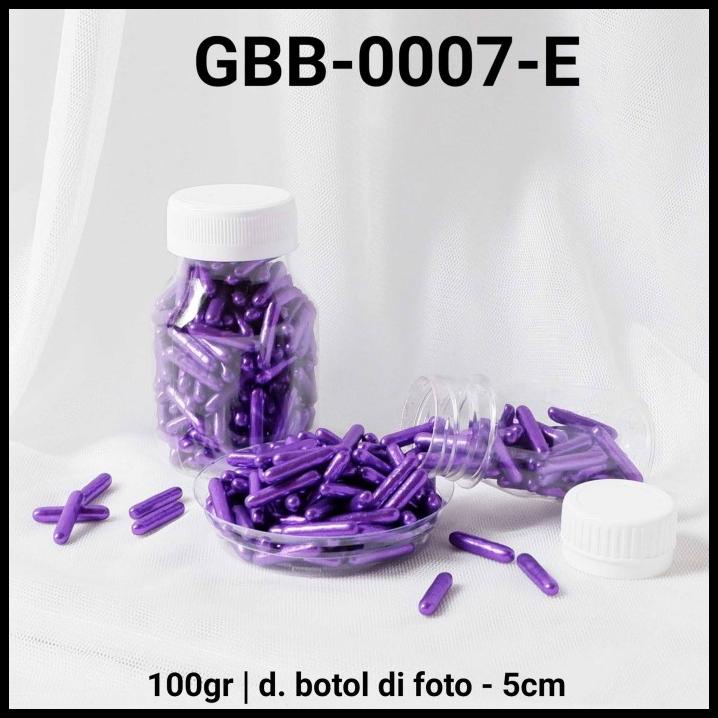 

DISKON GBB-0007-E SPRINKLES SPRINKLE SPRINGKEL 100GR MESES KAPSUL STICK UNGU !!!!