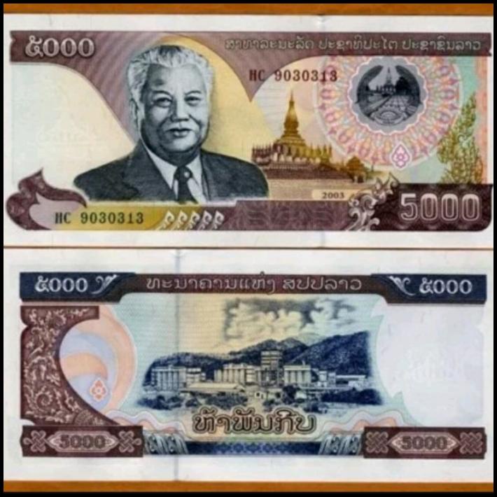 TERBARU LAOS 5000 KIP 2003 !!!