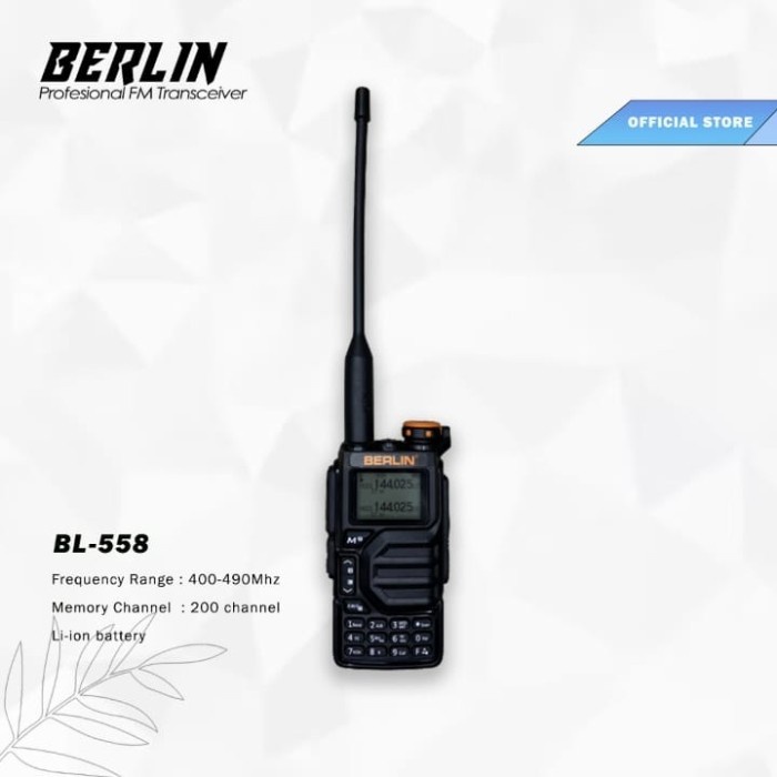 HT BERLIN BL 558 BL558 WALKIE TALKIE ORIGINAL 5 BAND UNLOCK