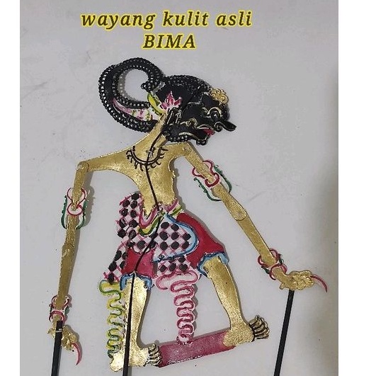 wayang kulit asli pandawa 5 bima