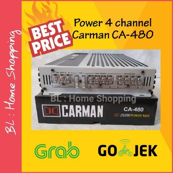 Power 4 Channel Carman CA 480 Power 4CH Carman CA-480 Power Mobil Mantul