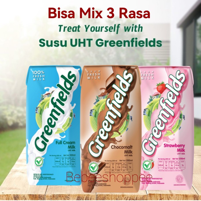 

Susu Greenfields Uht 200Ml - Harga Grosir Kartonan Uht Greenfield 200