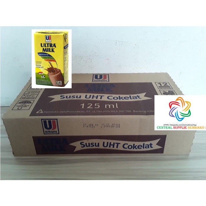 

Ultra Milk Coklat Susu Uht [125 Ml /40 Pcs / 1 Karton ]