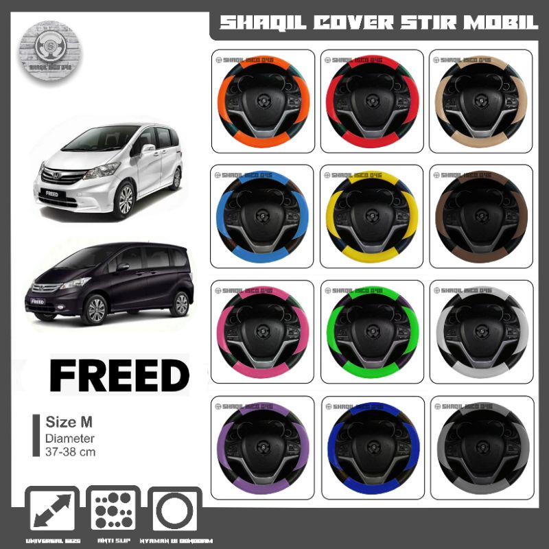 Sarung Stir Mobil Honda Freed, Cover Stir Mobil Freed, Sarung Stir Minibus