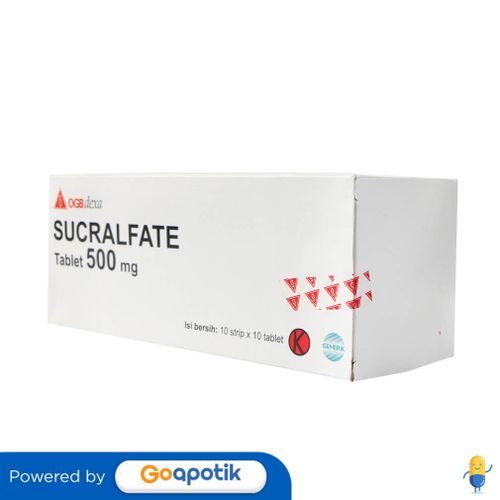 SUCRALFATE OGB DEXA MEDICA 500 MG BOX 100 TABLET