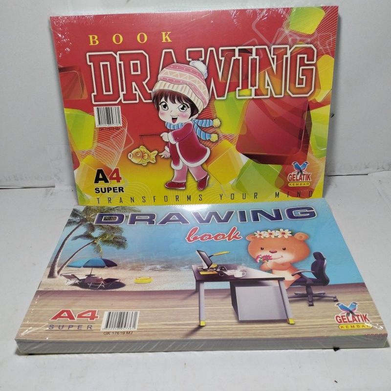 

Buku gambar GELATIK A4 20X30 1pack isi 10 buku