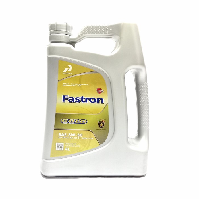 [New] Fastron Gold Sae 5W-30 4Liter Terbaru