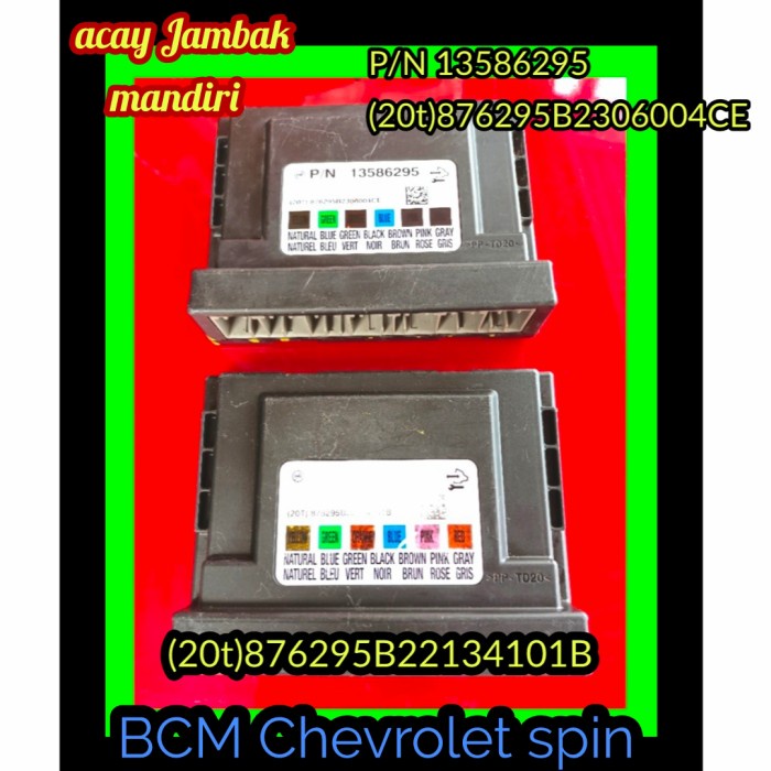 [Baru] Bcm Modul Chevrolet Spin Limited