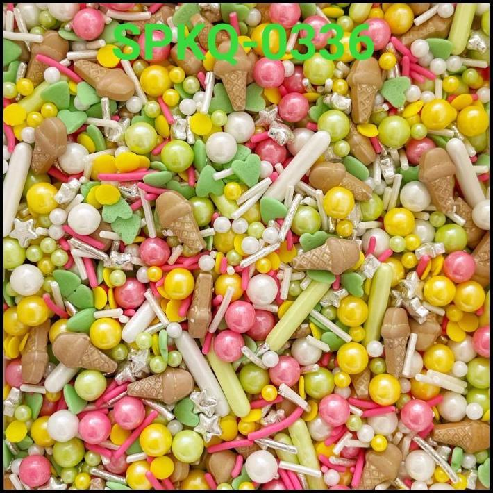 

TERMURAH SPKQ-0336 SPRINKLES SPRINKLE SPRINGKEL 250GR MIX TROPICAL ICE CREAM