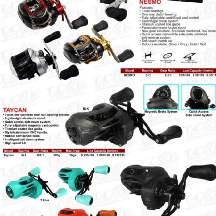 ✨Ori Reel Baitcasting Ajiking Taycan Terbatas