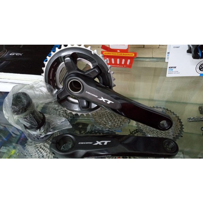 ✨Ori Crank Shimano Deore Xt M8000 36-26 Double 11 Speed Berkualitas