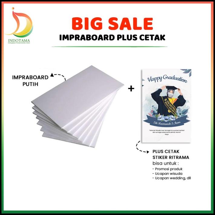 

GRATIS ONGKIR IMPRABOARD PLUS CETAK STIKER PAPAN IMPRABOARD GLOSSY DAN DOFF