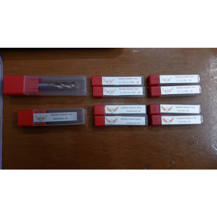 ✅Sale Endmill Carbide Hrc55 1 Set Berkualitas