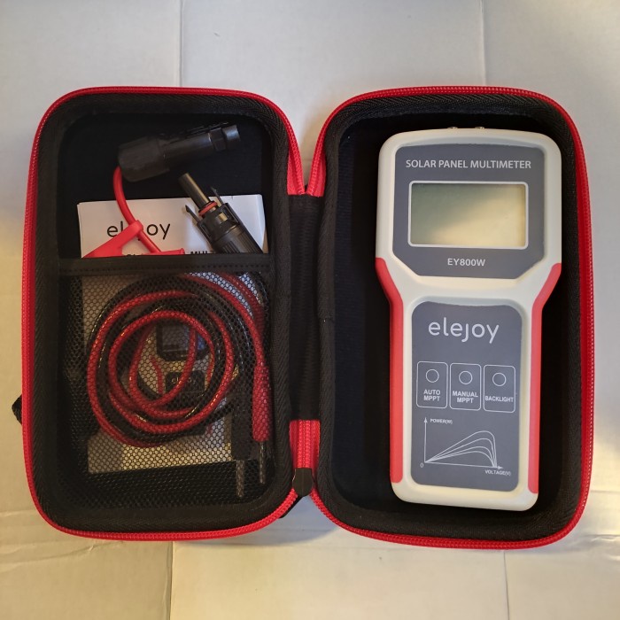 ✅Sale Solar Panel Multimeter Elejoy Ey800W Multitester Digital Panel Surya Bisa Gojek