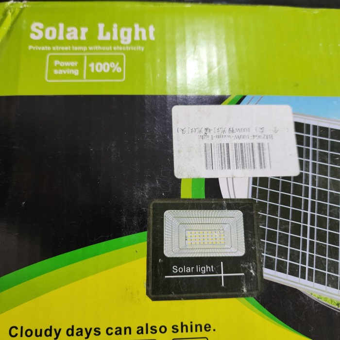 ✅Original Solar Light 100 Watt Ip 67 Berkualitas