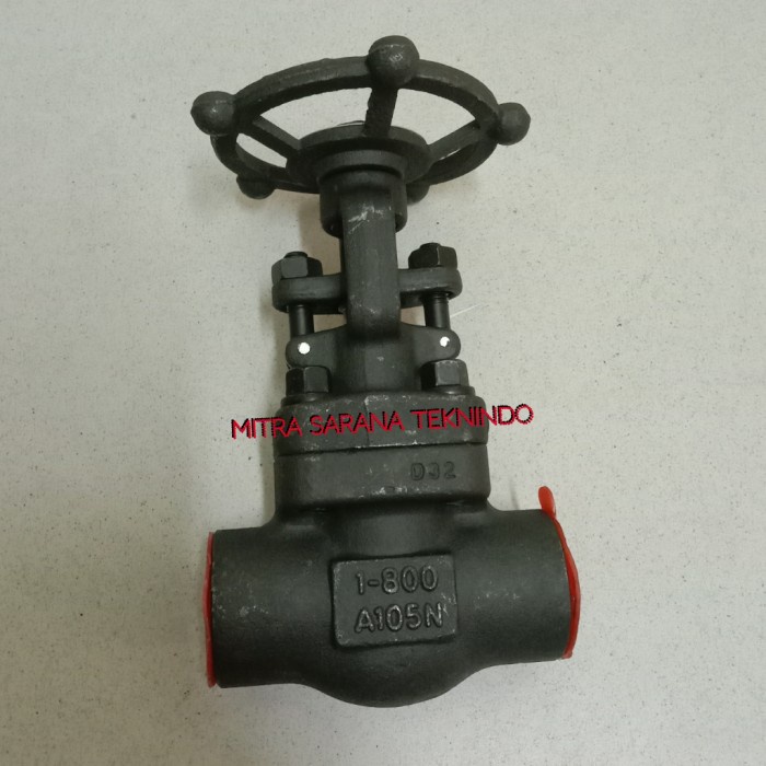 ✅New Ori Gate Valve Carbon Steel Socket Weld Las 1 Inch/Gate Valve Class 800 Diskon