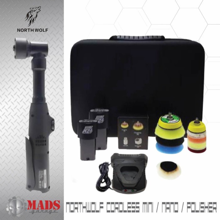 Terbaru Nano Polisher Ibrid Cordless Mesin Poles Nano Dual Action & Rotary Promo Terlaris