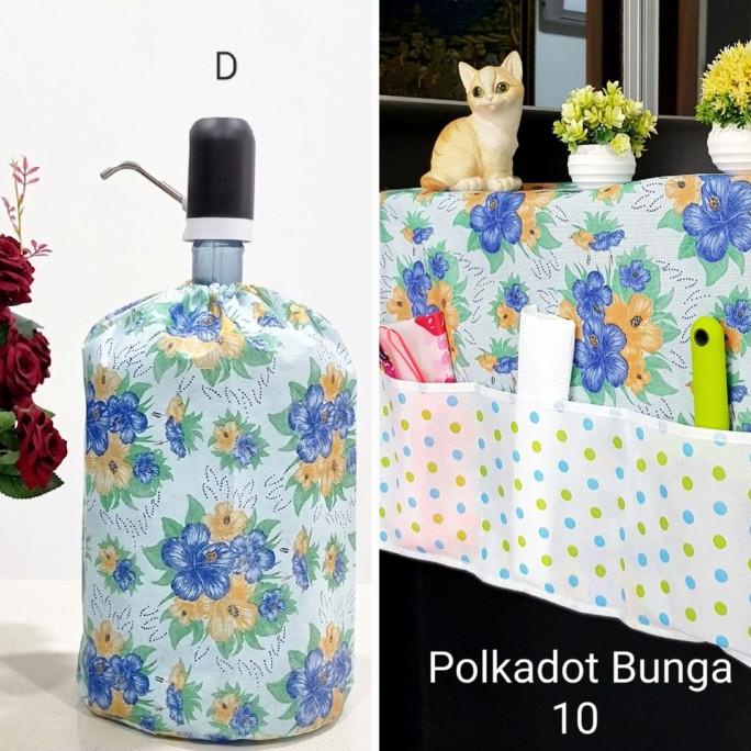 1 SET TAPLAK KULKAS SARUNG GALON / 1 SET COVER KULKAS DAN COVER GALON