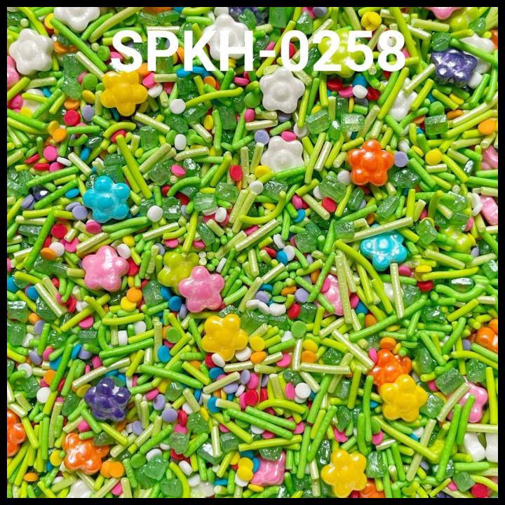 

BEST DEAL SPKH-0258 SPRINKLES SPRINKLE SPRINGKEL 500GR BUNGA RUMPUT CONFETTI !!!!!