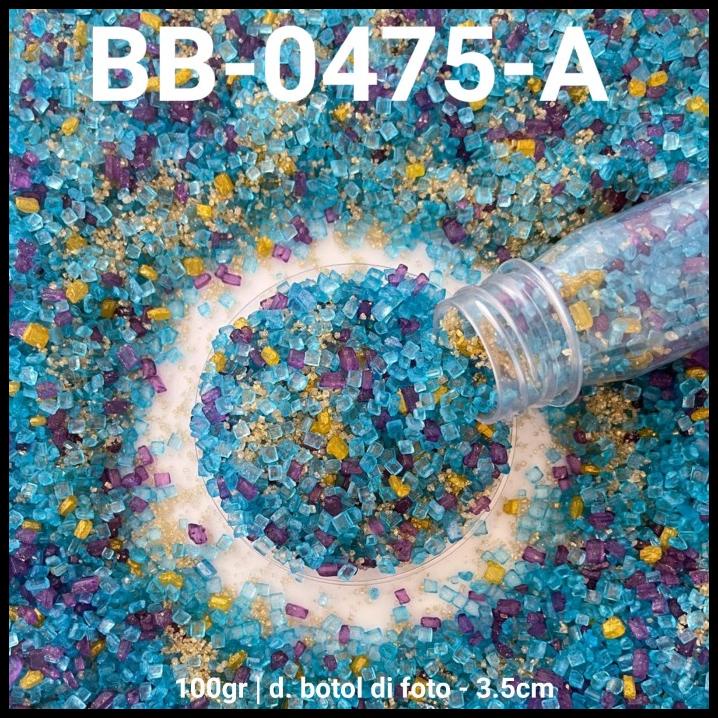 

HOT DEAL GR-BB-0475 SPRINKLES SPRINKLE SPRINGKEL 100GR BATU PERMATA ROCK SUGAR !!!!