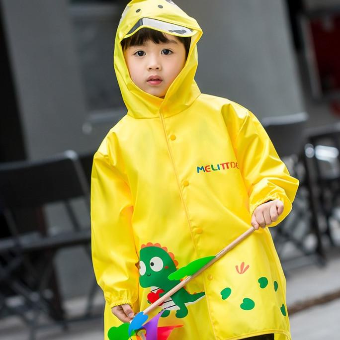 Jas hujan dino anak/ Raincoat dino anak/ Kids raincoat dino