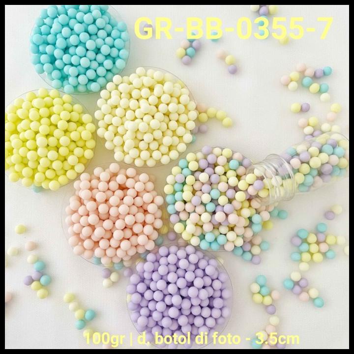 

HOT DEAL GR-BB-0355-7 SPRINKLE SPRINGKEL SPRINKLES 100GR MUTIARA TELUR PASTEL !!