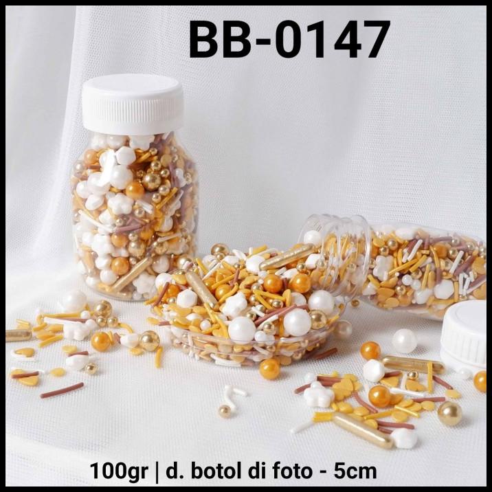 

GRATIS ONGKIR BB-0147 SPRINKLES SPRINKLE SPRINGKEL 100GR MUTIARA STICK MIX EMAS !!!!