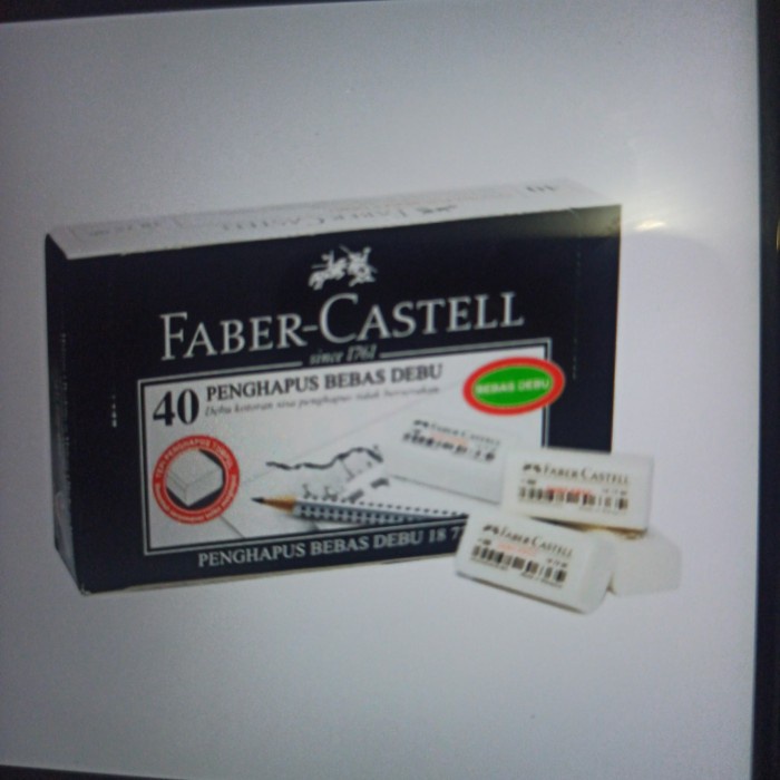 

Ghapus Faber Castell Putih Isi 40