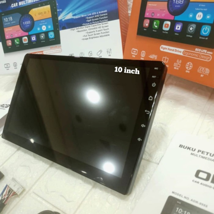 headunit android 10inch orca ecolite series ram 2/32gb
