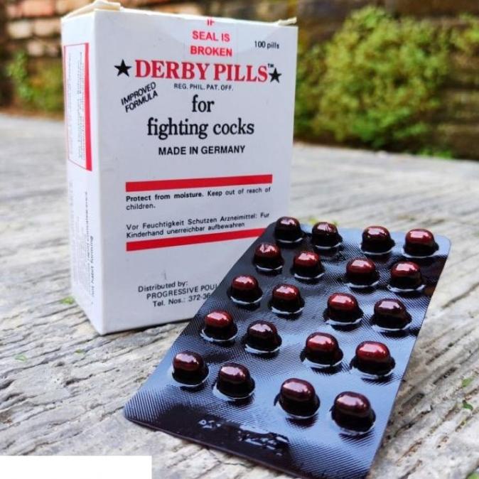Derby Pills Derbi Pil 1 Strip Vitamin Suplemen Doping Ayam Aduan