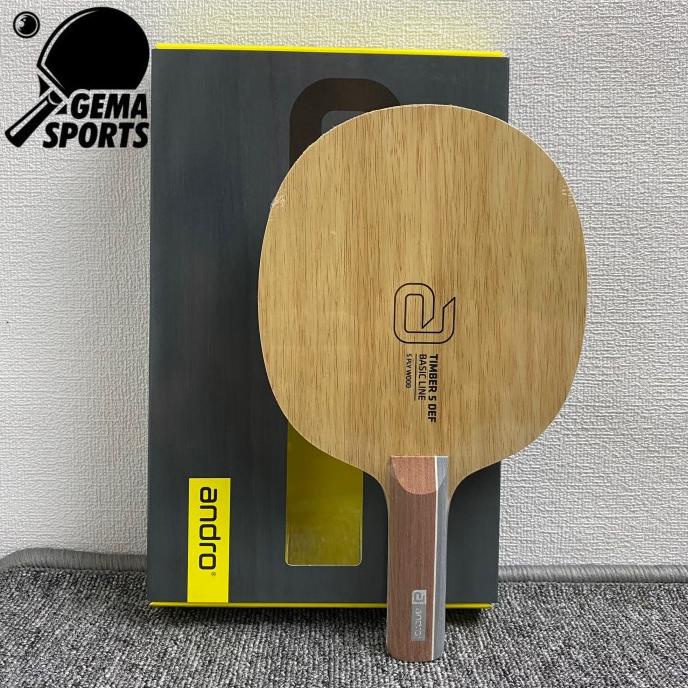 Kayu Bet Pingpong Tenis Meja Andro Timber 5 Defence Original Kode 768