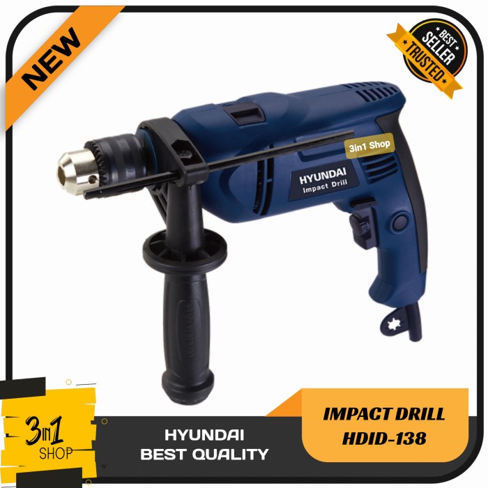 Promo Hyundai Hdid 138 Impact Drill / Mesin Bor Impact Listrik 13Mm