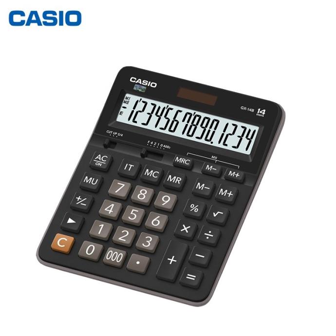 

Casio GX 14B - Calculator Desktop Kalkulator Meja Kantor Office GX-14B