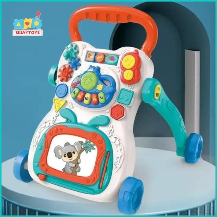 Skiatoys Baby Push Walker Dorongan Bayi Huanger Children Music Walker