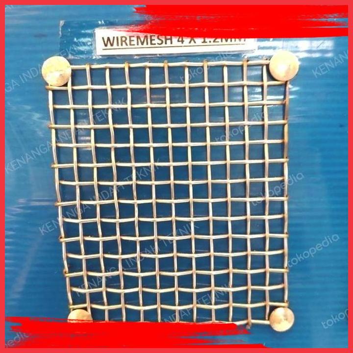 

(KENA) KAWAT WIREMESH STAINLESS SS304 4 X 1,2MM X 5METER (ANYAMAN LURUS)