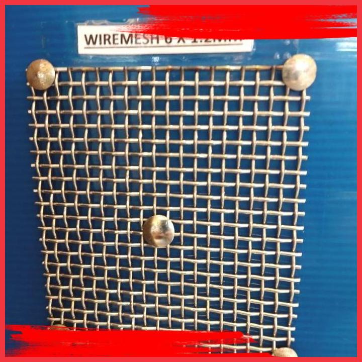 

(KENA) KAWAT WIREMESH STAINLESS 6 X 1,2MM X 10METER / SS304 ANYAMAN LURUS