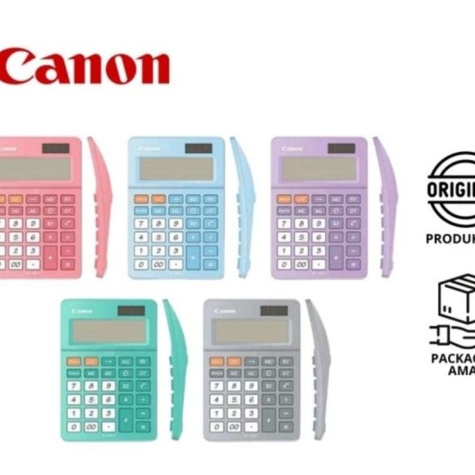 

KALKULATOR DESKTOP CANON AS-120V STYLIST COLOR - CALCULATOR MEJA WARNA