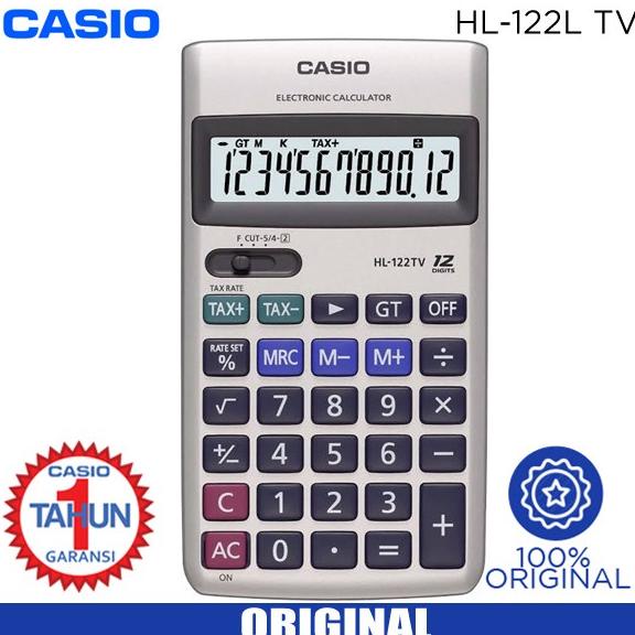 

Casio Calculator HL 122 TV