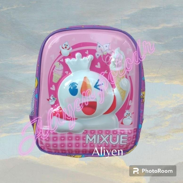 Terbaik Tas Ransel Embos anak LeD (Nyala) karakter Mixue/ Hello Kitty/ Frozen