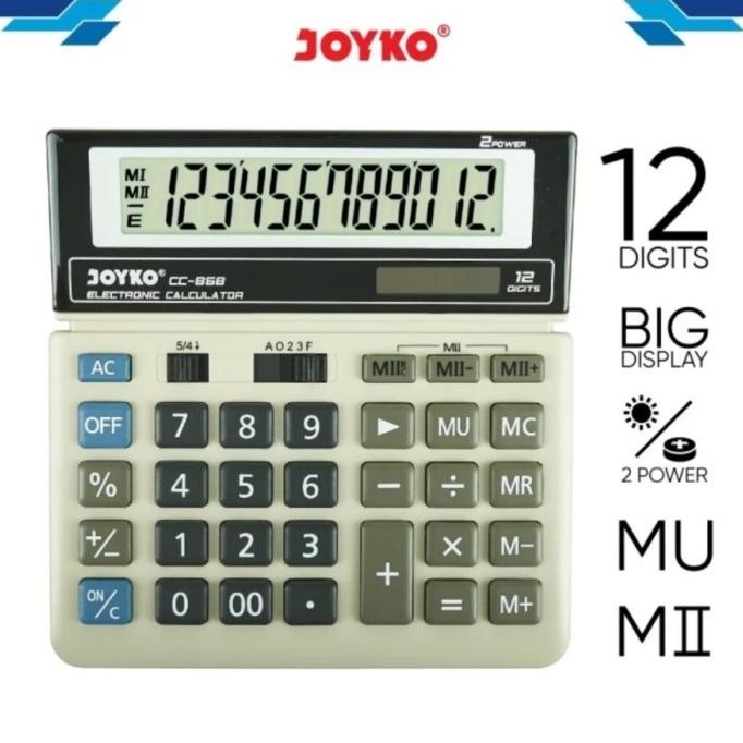 

Kalkulator Joyko CC-868 12 Digits