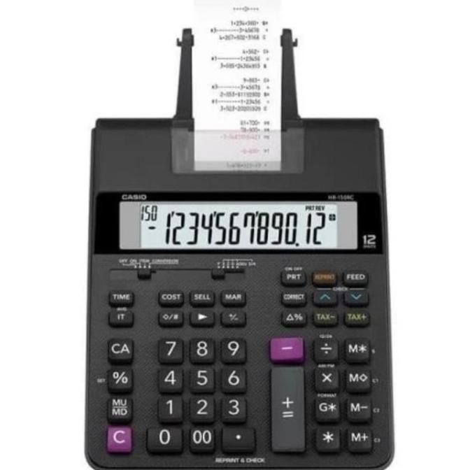 

Casio HR-150RC + ADAPTOR ~Kalkulator Printer-Calculator (Paket)