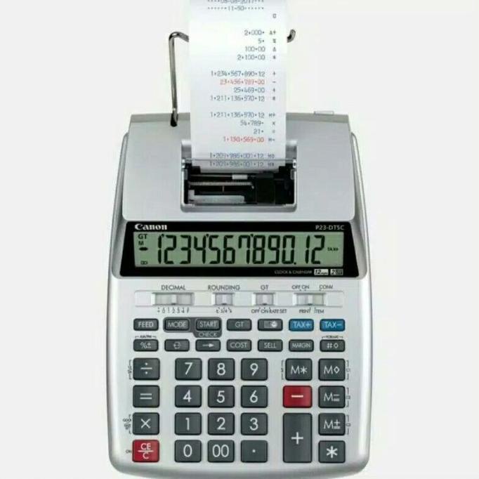 

Calculator Kalkulator Kasir CANON P23-DTSC Mini Printing