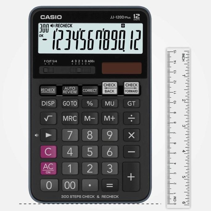

KALKULATOR CASIO JJ 120D PLUS ORIGINAL - 12 DIGIT - CHECK AND CORRECT