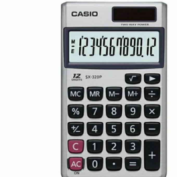 

kalkulator /calcutor casio sx 320p kalkutor saku