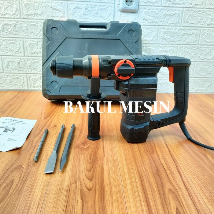 ✅New Mesin Bor Bobok Beton 2Mode Rotary Hammer 28Mm Jld J28-1 Diskon
