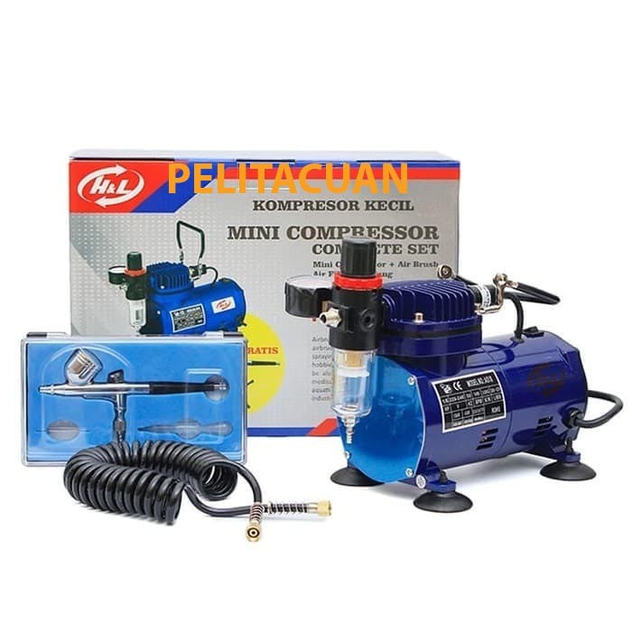 [Original] Hl Kompresor Mini Listrik Pengecatan Paint Action Figure HL Komplit Terbaru
